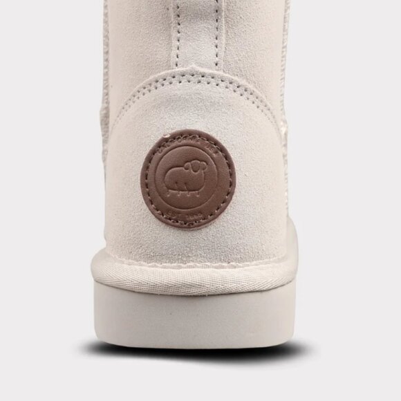 NEW LAMO Winter White Suede Kora Short Ankle Boots for women in white 1025 3m2 - Picture 8 of 10